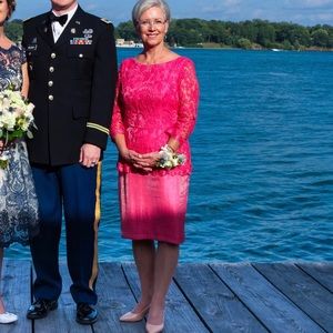 Adrianna Papell Pink Formal Dress